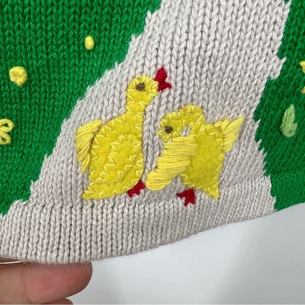 The Quaker Factory VTG Ramie Short Sleeve Lighthouse Roundneck Midi Sweater - Picture 8 of 16